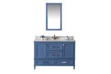 Nera 48" Gray Single Bathroom Vanity | Quartz Countertop
