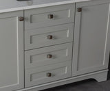 Livia 48 " Gray Single Bathroom Vanity | Quartz Countertop