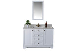 Livia 48 " Gray Single Bathroom Vanity | Quartz Countertop