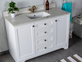 Livia 48 " Gray Single Bathroom Vanity | Quartz Countertop