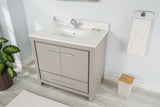 Mila Collection 36 inch Bathroom Vanity with Quartz Countertop and Undermount Ceramic Sink