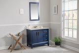 Fabia Collection 36 inch Bathroom Vanity with Quartz Countertop and Undermount Ceramic Sink