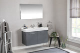 Vita Collection Floating Bathroom Vanity with Ceramic Sink & Mirror