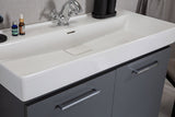 Vita Collection Floating Bathroom Vanity with Ceramic Sink & Mirror