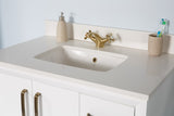 Fabia Collection 36 inch Bathroom Vanity with Quartz Countertop and Undermount Ceramic Sink