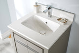 Mila Collection 24 inch Bathroom Vanity with Quartz Countertop and Undermount Ceramic Sink