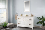 Fabia Collection 48 inch Bathroom Vanity with Quartz Countertop and Undermount Ceramic Sink