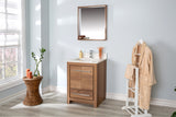 Mila Collection 24 inch Bathroom Vanity with Quartz Countertop and Undermount Ceramic Sink