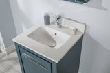 Mila Collection 24 inch Bathroom Vanity with Quartz Countertop and Undermount Ceramic Sink