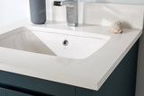 Mila Collection 24 inch Bathroom Vanity with Quartz Countertop and Undermount Ceramic Sink