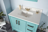 Fabia Collection 36 inch Bathroom Vanity with Quartz Countertop and Undermount Ceramic Sink