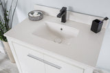 Mila Collection 36 inch Bathroom Vanity with Quartz Countertop and Undermount Ceramic Sink