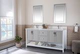 Florin Collection 72 inch Bathroom Vanity with Quartz Countertop and Undermount Ceramic Sink
